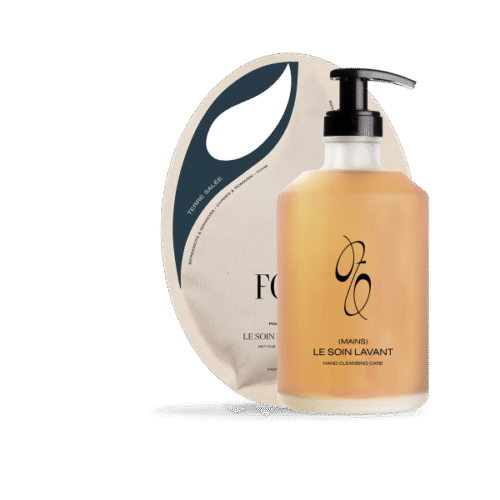 Terre Salée. Le soin lavant mains.